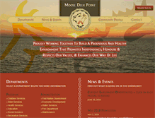 Tablet Screenshot of moosedeerpoint.com